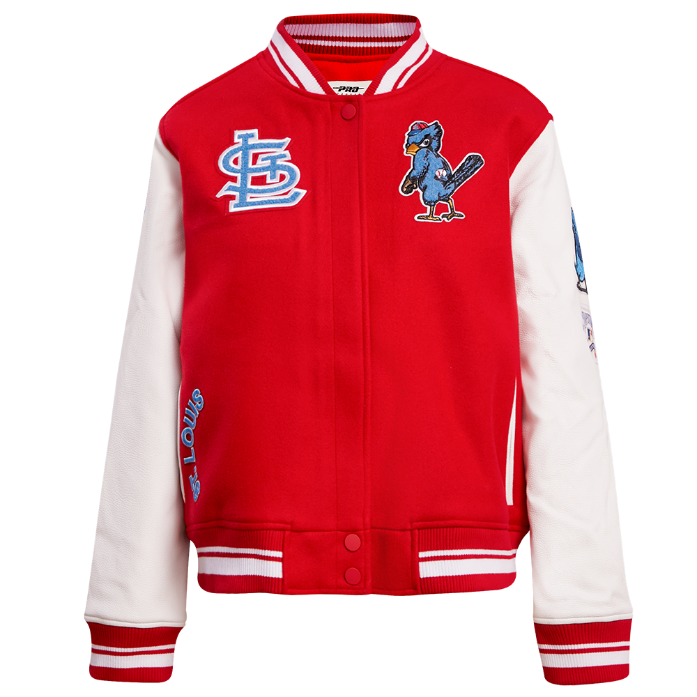 CHAMARRA UNIVERSITARIA MLB ST. LOUIS CARDINALS RETRO CLASSICS PARA MUJER