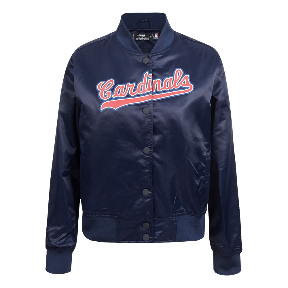 CHAMARRA DE SATÍN MLB ST. LOUIS CARDINALS CLASSIC CHENILLE PARA MUJER