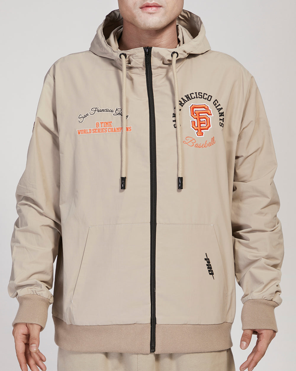 SUDADERA CON CIERRE MLB SAN FRANCISCO GIANTS HYBRID