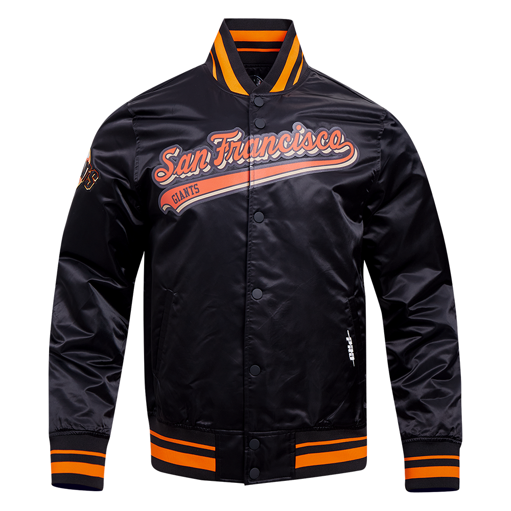 CHAMARRA DE SATÍN MLB SAN FRANCISCO GIANTS SCRIPT TAIL