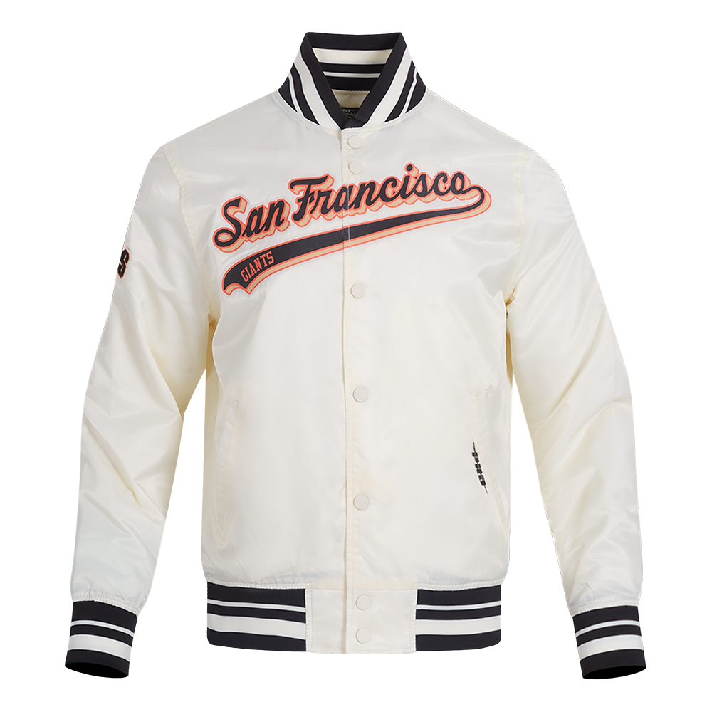 CHAMARRA DE SATÍN MLB SAN FRANCISCO GIANTS SCRIPT TAIL