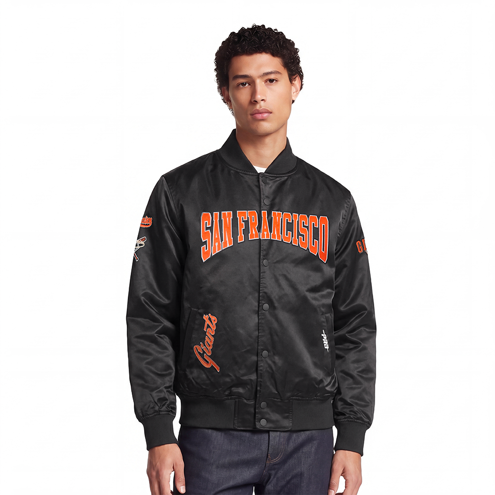 CHAMARRA DE SATÍN MLB SAN FRANCISCO GIANTS CREST EMBLEM