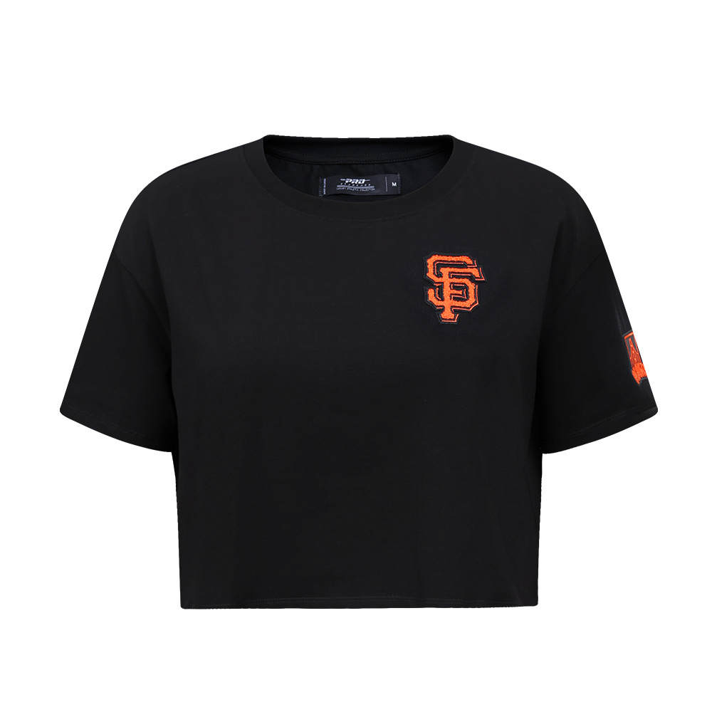 MANGA CORTA CROP MLB SAN FRANCISCO GIANTS CLASSIC ESSENTIALS PARA MUJER