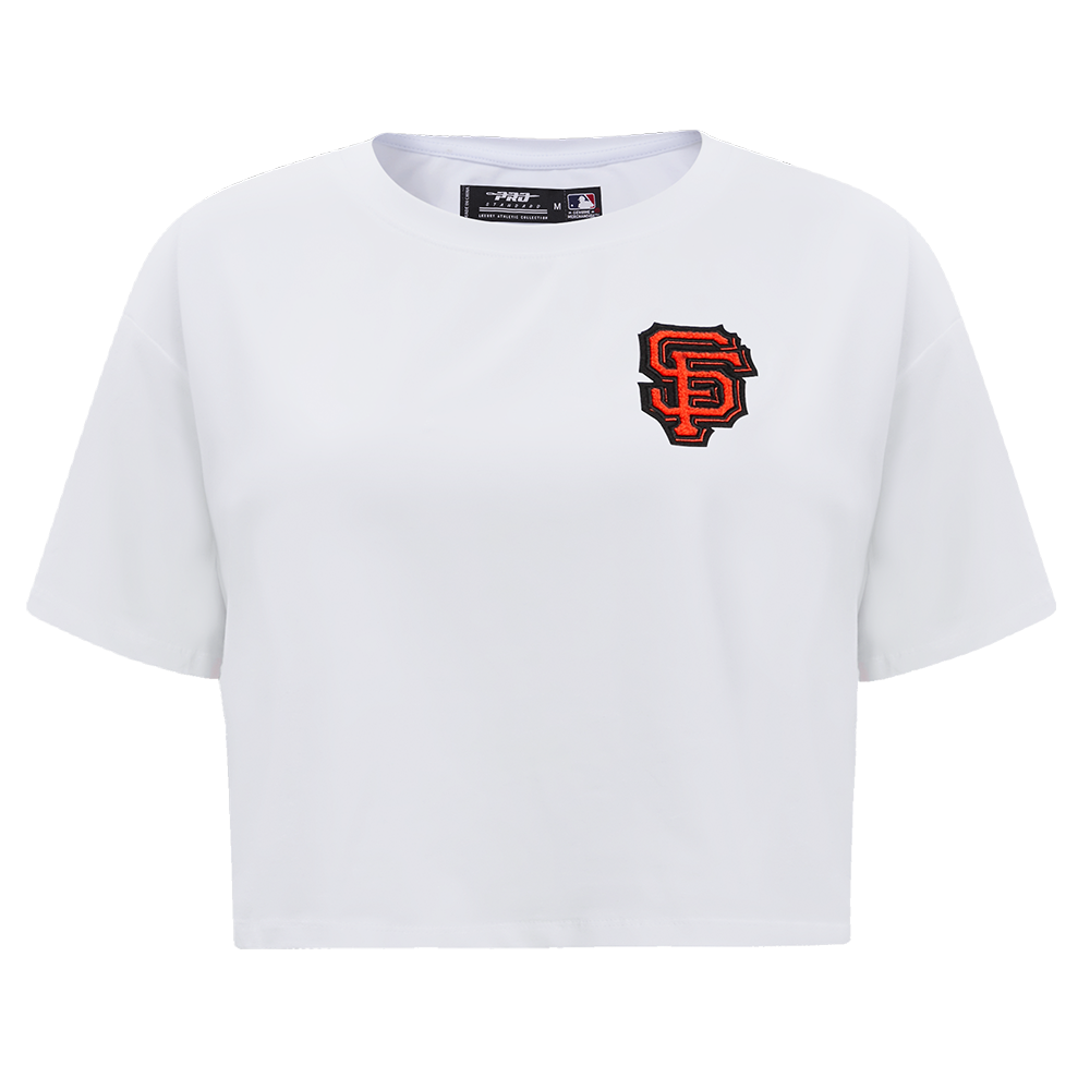 MANGA CORTA CROP MLB SAN FRANCISCO GIANTS CLASSIC ESSENTIALS PARA MUJER