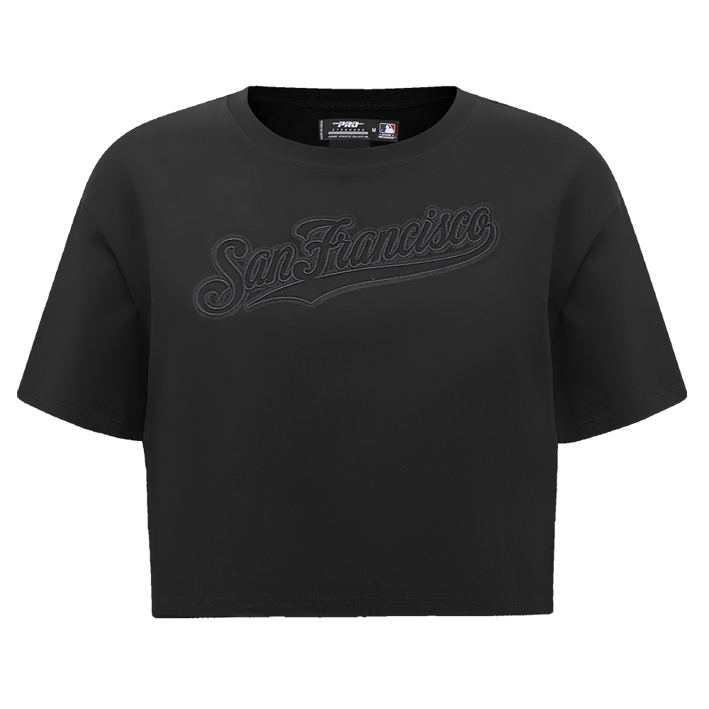 MANGA CORTA CROP MLB SAN FRANCISCO GIANTS NEUTRAL PARA MUJER