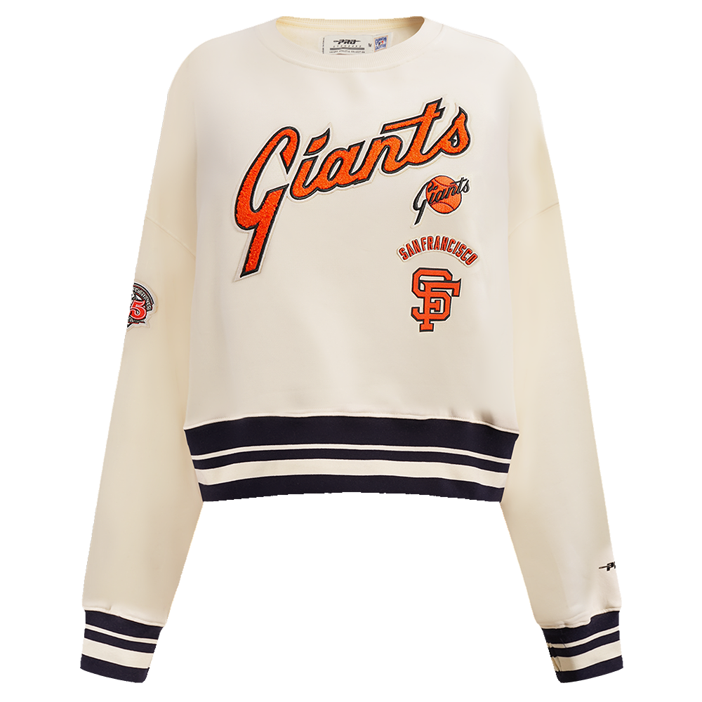 SUDADERA DE CUELLO REDONDO MLB SAN FRANCISCO GIANTS RETRO CLASSICS PARA MUJER