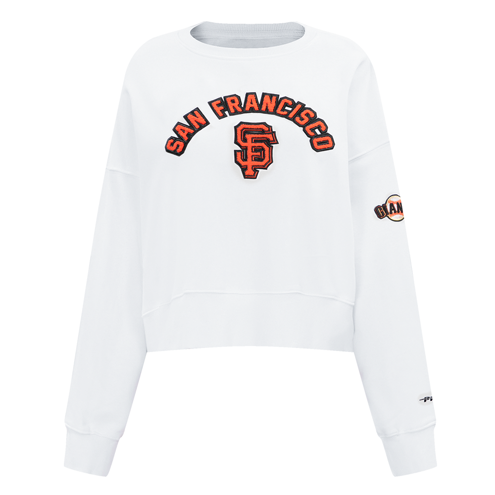 SUDADERA DE CUELLO REDONDO MLB SAN FRANCISCO GIANTS CLASSIC ESSENTIALS PARA MUJER