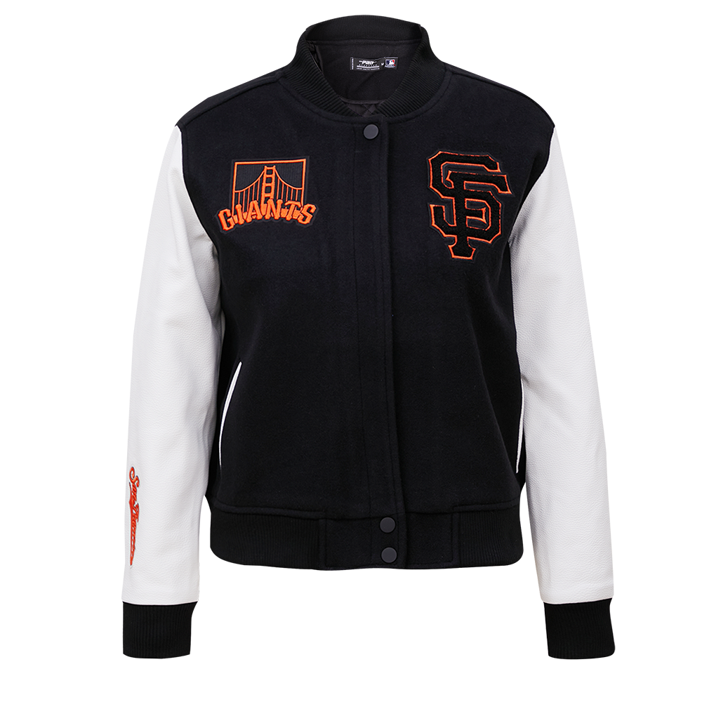 CHAMARRA UNIVERSITARIA MLB SAN FRANCISCO GIANTS CLASSIC ESSENTIALS PARA MUJER
