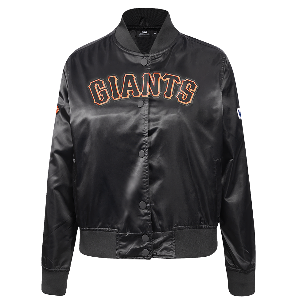 CHAMARRA DE SATÍN MLB SAN FRANCISCO GIANTS CLASSIC ESSENTIALS PARA MUJER