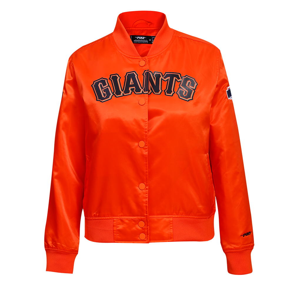 CHAMARRA DE SATÍN MLB SAN FRANCISCO GIANTS CLASSIC ESSENTIALS PARA MUJER