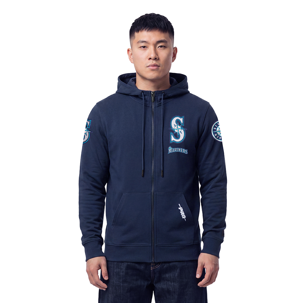 SUDADERA CON CIERRE MLB SEATTLE MARINERS CLASSIC CHENILLE