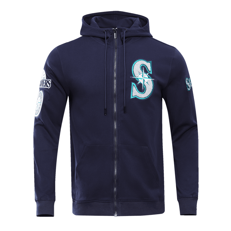 SUDADERA CON CIERRE MLB SEATTLE MARINERS CLASSIC CHENILLE