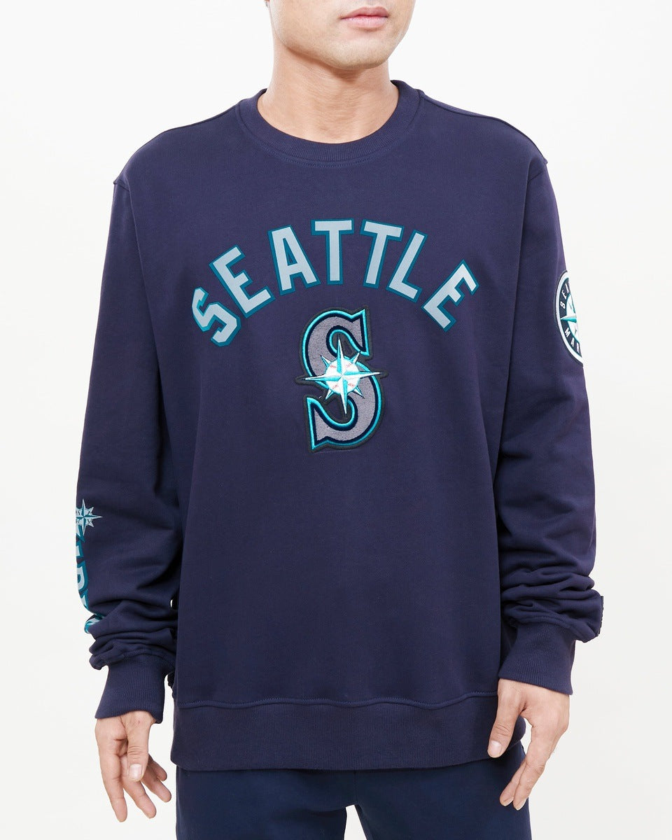 SUDADERA DE CUELLO REDONDO MLB SEATTLE MARINERS CLASSIC BRISTLE