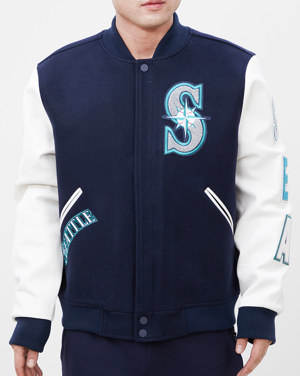 CHAMARRA UNIVERSITARIA MLB SEATTLE MARINERS CLASSIC VARSITY