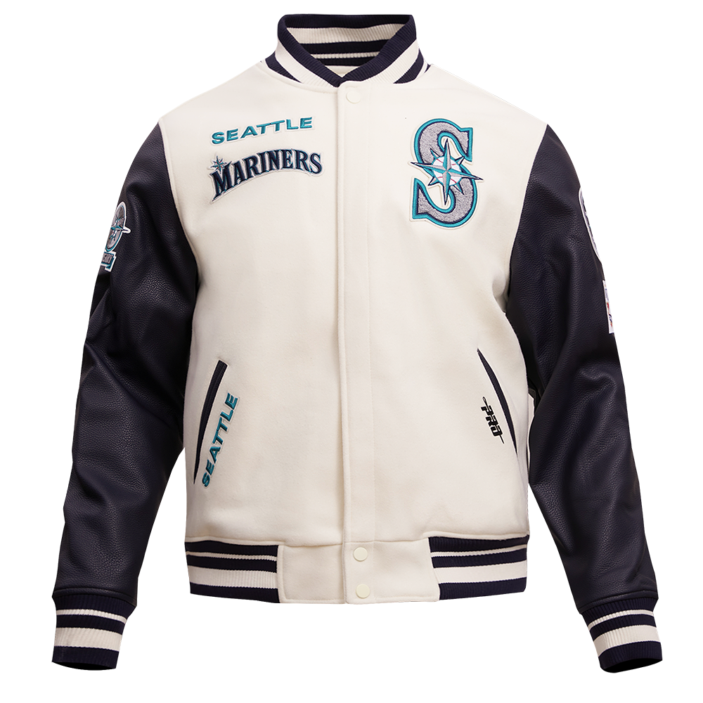 CHAMARRA UNIVERSITARIA MLB SEATTLE MARINERS RETRO CLASSICS