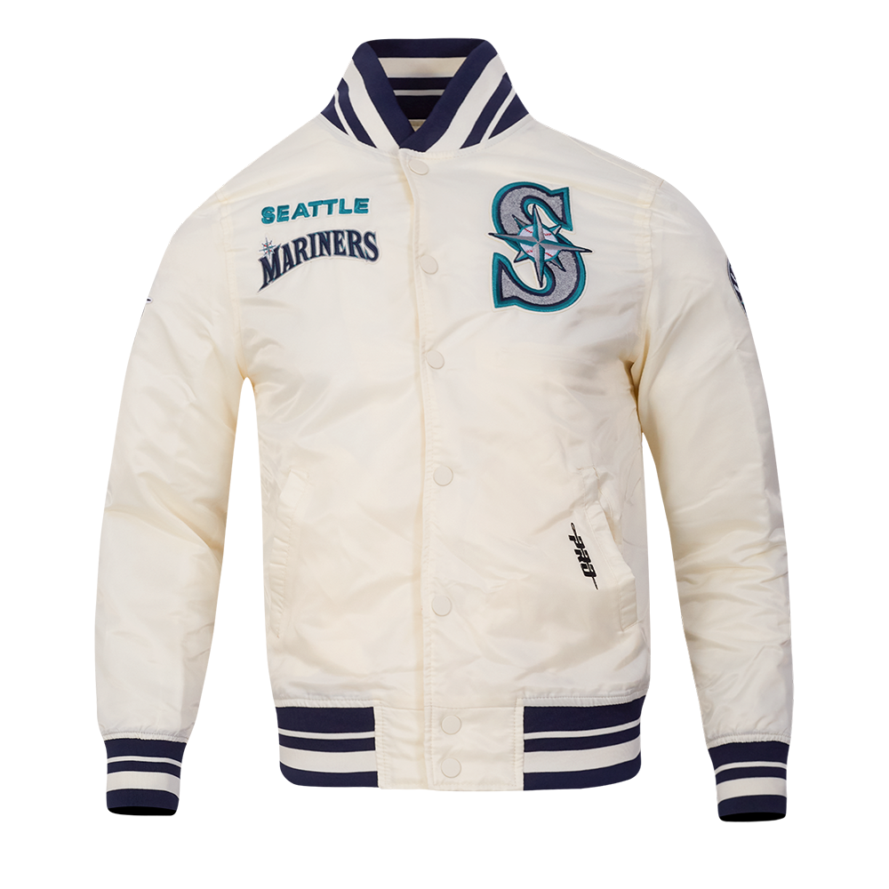 CHAMARRA DE SATÍN MLB SEATTLE MARINERS RETRO CLASSICS