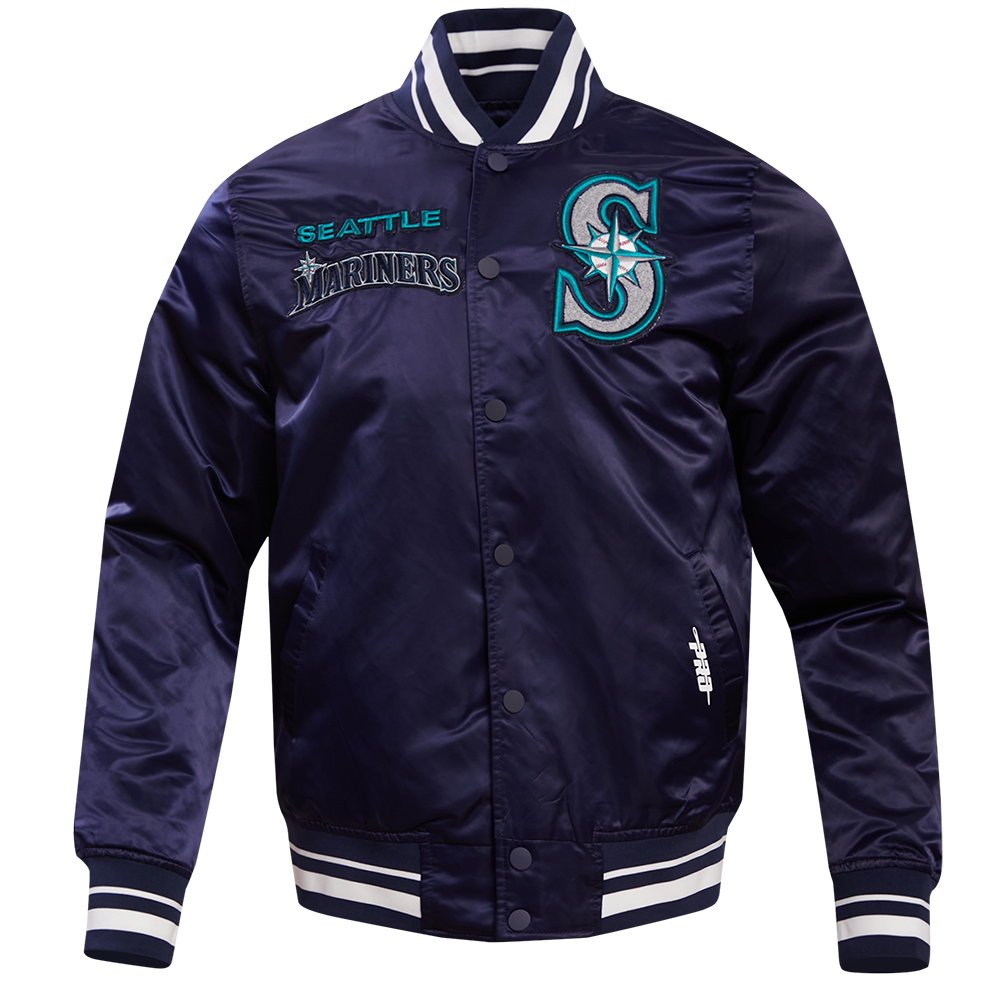 CHAMARRA DE SATÍN MLB SEATTLE MARINERS RETRO CLASSICS
