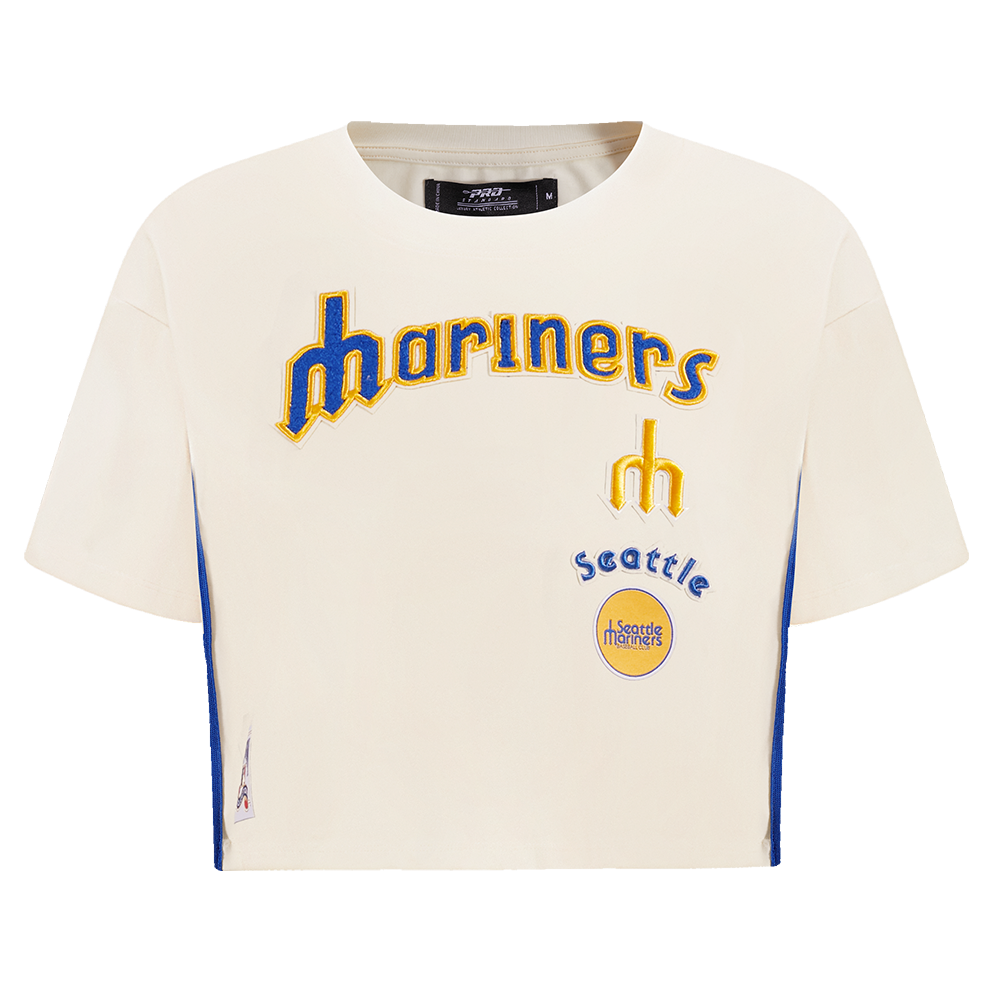 MANGA CORTA CROP MLB SEATTLE MARINERS RETRO CLASSICS PARA MUJER
