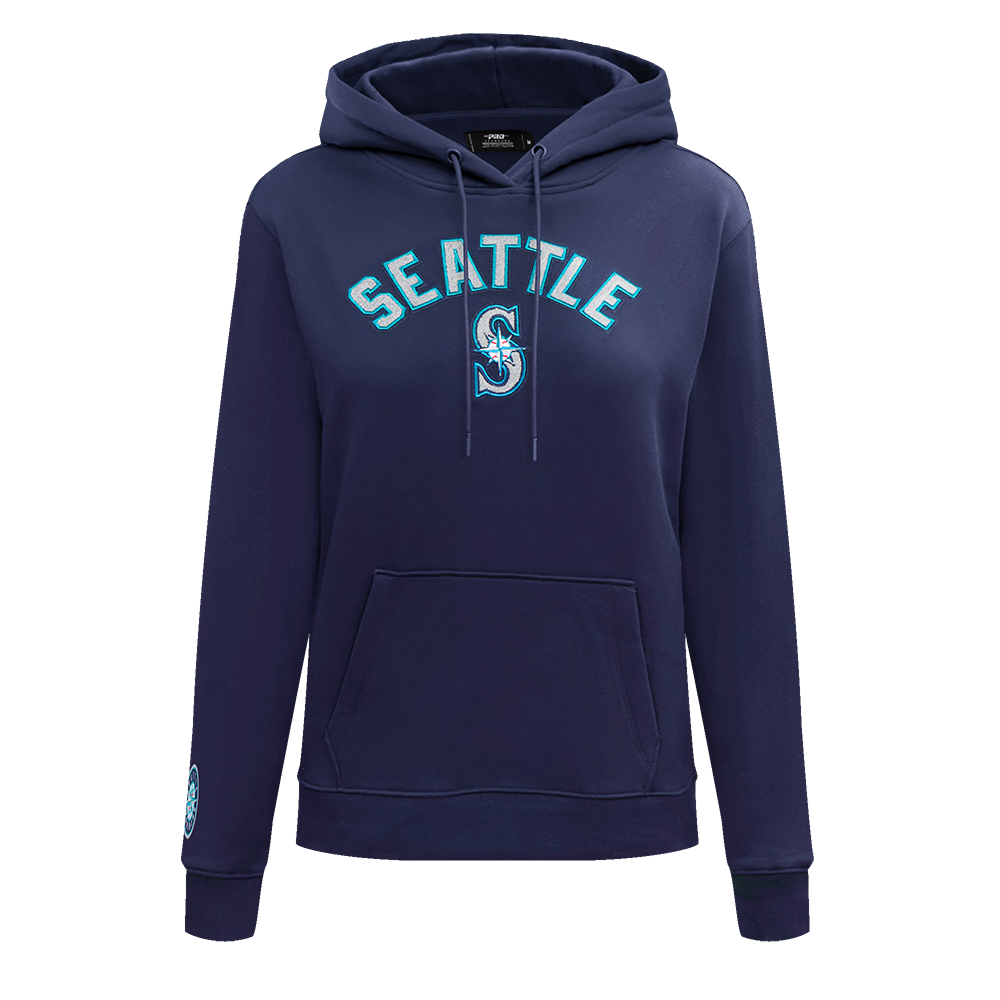 SUDADERA CON GORRO MLB SEATTLE MARINERS CLASSIC ESSENTIALS PARA MUJER