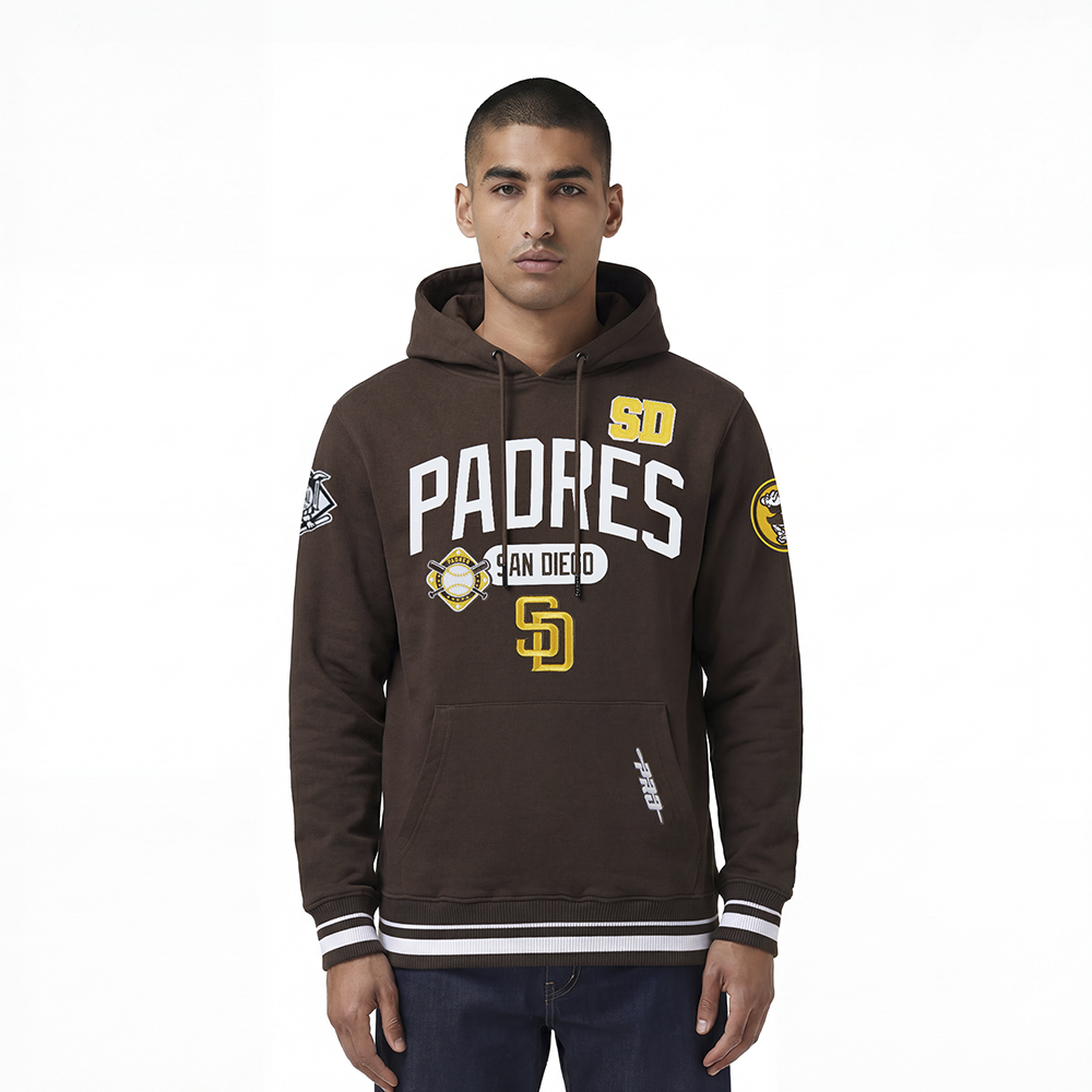 SUDADERA CON GORRO MLB SAN DIEGO PADRES LETTERMAN