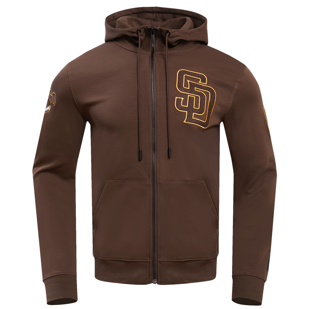 SUDADERA CON CIERRE MLB SAN DIEGO PADRES CLASSIC CHENILLE