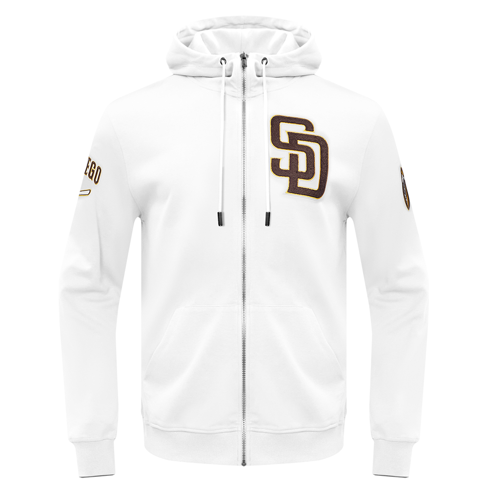 SUDADERA CON CIERRE MLB SAN DIEGO PADRES CLASSIC CHENILLE