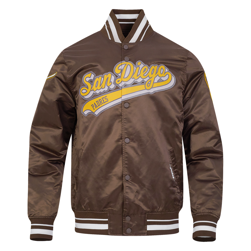 CHAMARRA DE SATÍN MLB SAN DIEGO PADRES SCRIPT TAIL