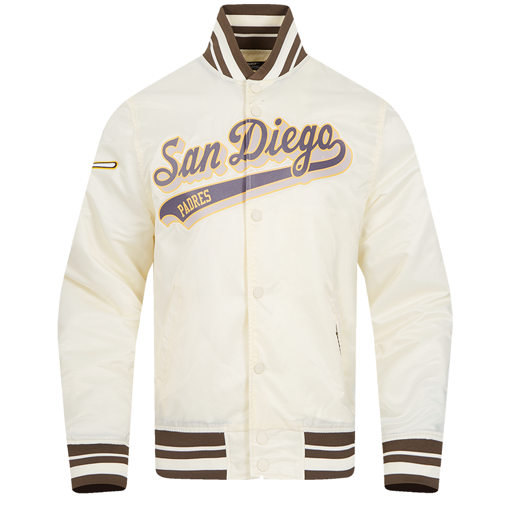 CHAMARRA DE SATÍN MLB SAN DIEGO PADRES SCRIPT TAIL