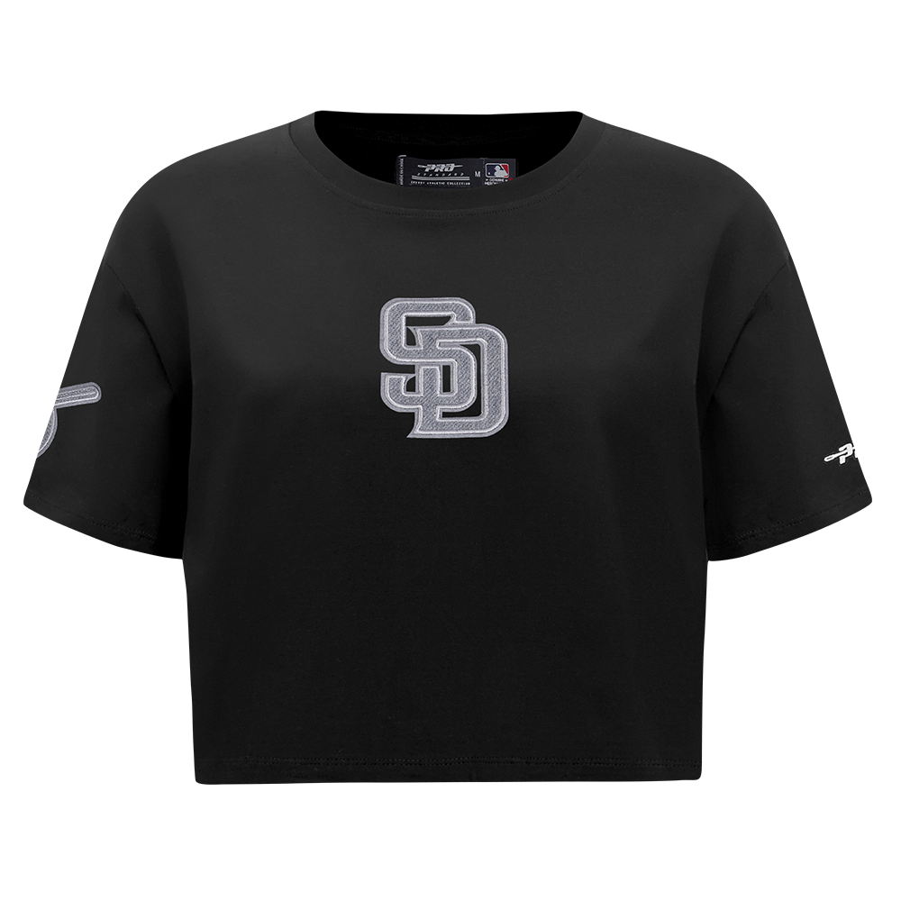 MANGA CORTA CROP MLB SAN DIEGO PADRES REVERSE FRENCH TERRY PARA MUJER