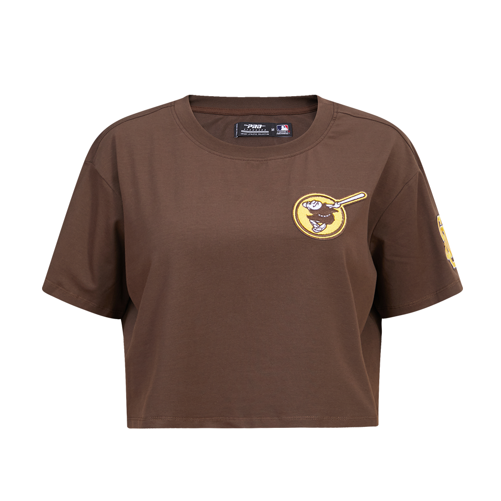 MANGA CORTA CROP MLB SAN DIEGO PADRES CLASSIC ESSENTIALS PARA MUJER