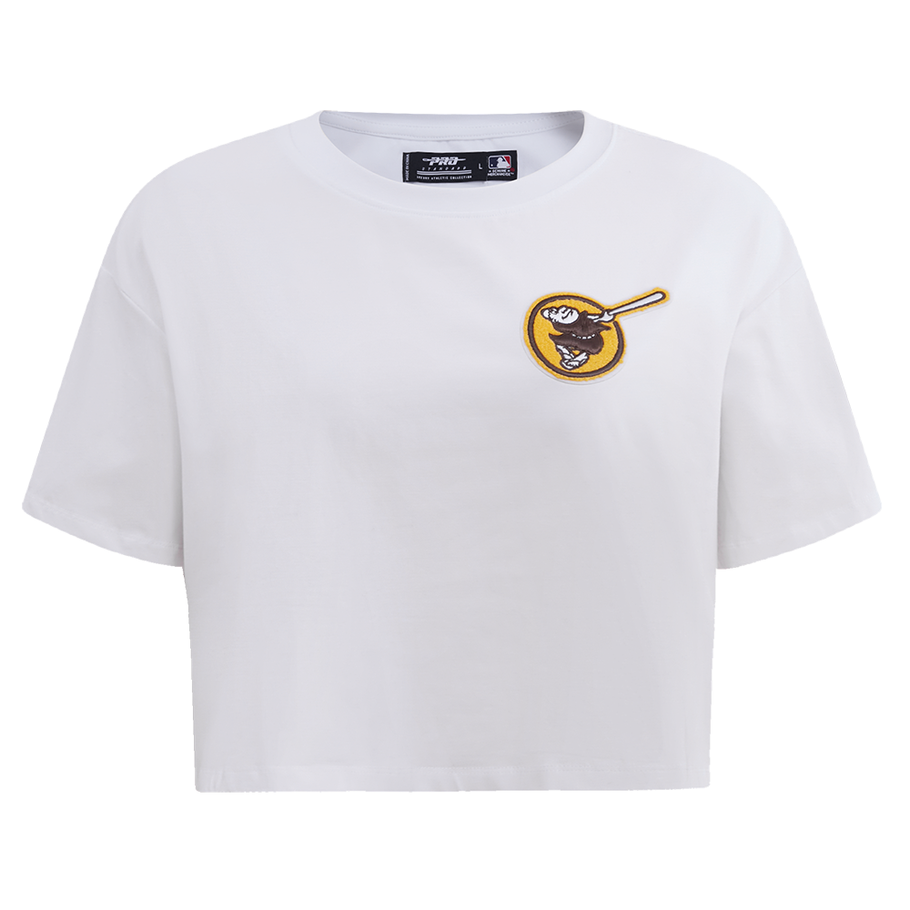 MANGA CORTA CROP MLB SAN DIEGO PADRES CLASSIC ESSENTIALS PARA MUJER