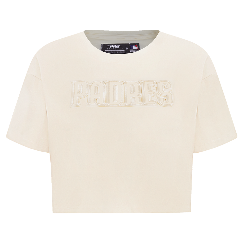 MANGA CORTA CROP MLB SAN DIEGO PADRES NEUTRAL PARA MUJER