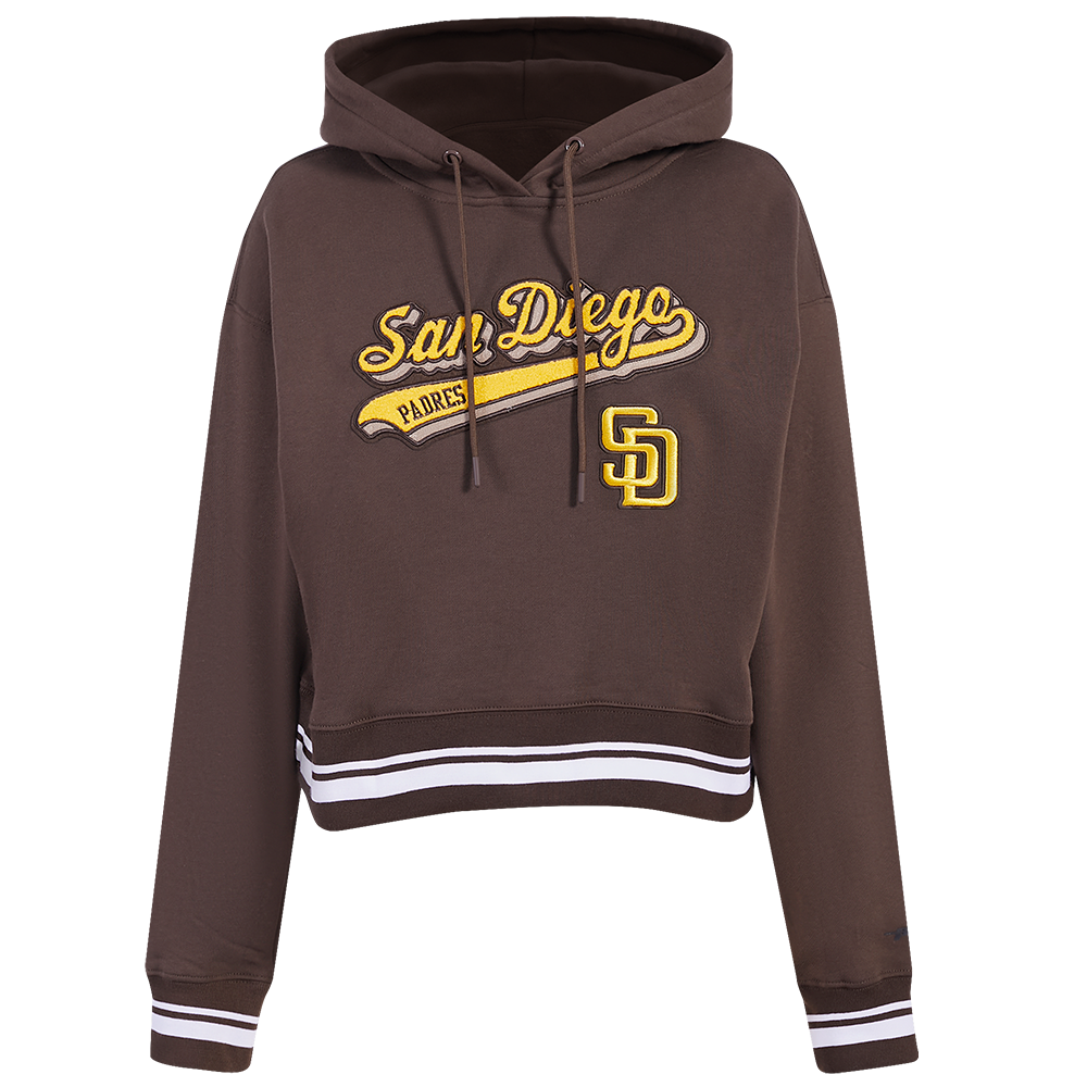 SUDADERA CON GORRO MLB SAN DIEGO PADRES SCRIPT TAIL PARA MUJER