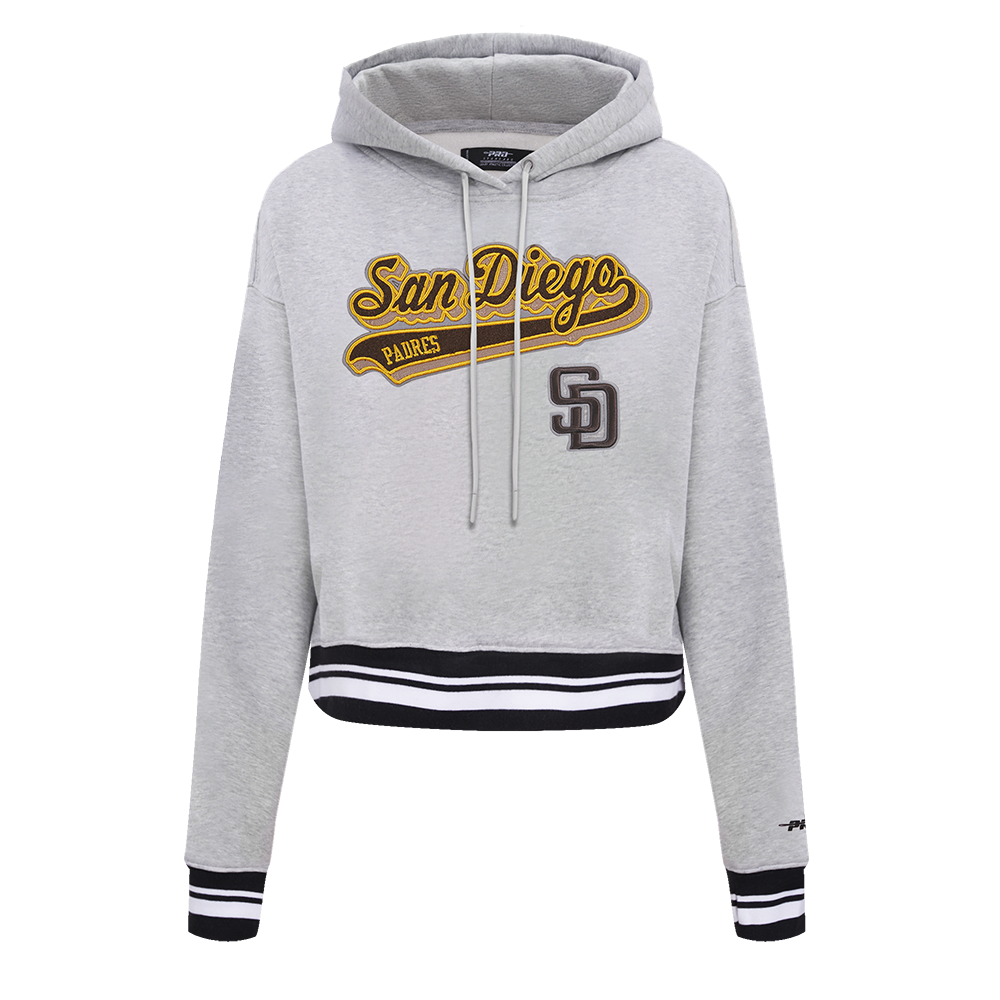 SUDADERA CON GORRO MLB SAN DIEGO PADRES SCRIPT TAIL PARA MUJER