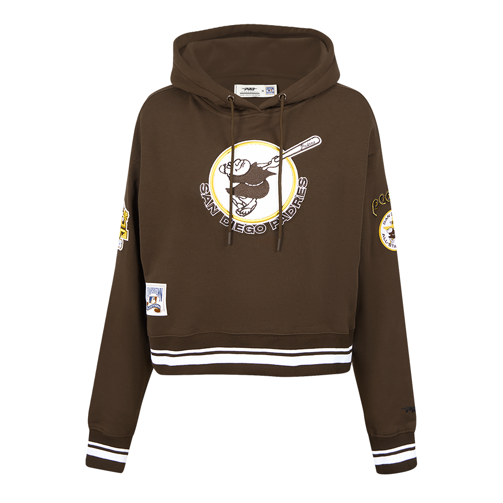 SUDADERA CON GORRO MLB SAN DIEGO PADRES RETRO CLASSICS PARA MUJER