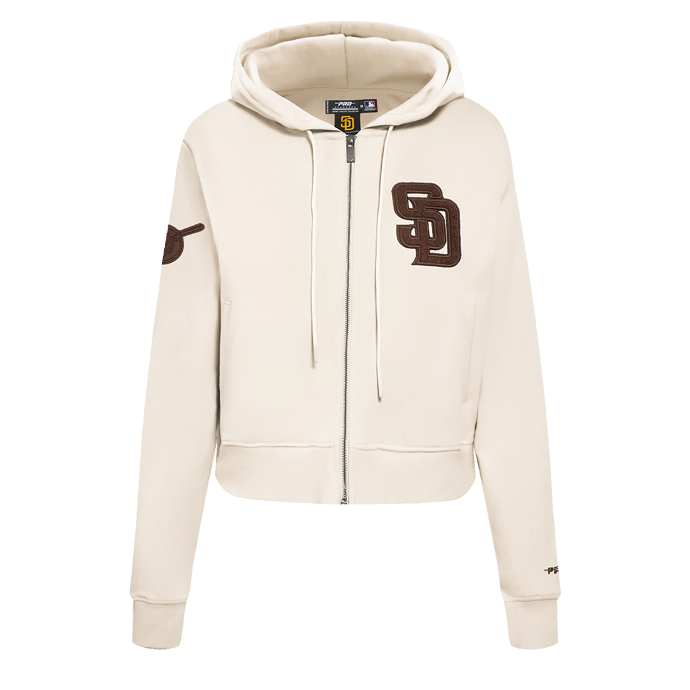 SUDADERA CON CIERRE MLB SAN DIEGO PADRES TRIPLE TONAL PARA MUJER