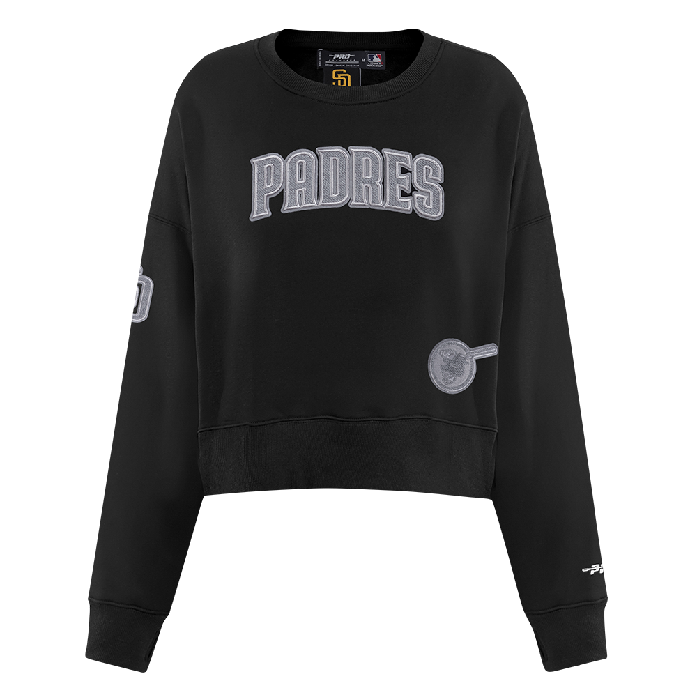 SUDADERA DE CUELLO REDONDO MLB SAN DIEGO PADRES REVERSE FRENCH TERRY PARA MUJER