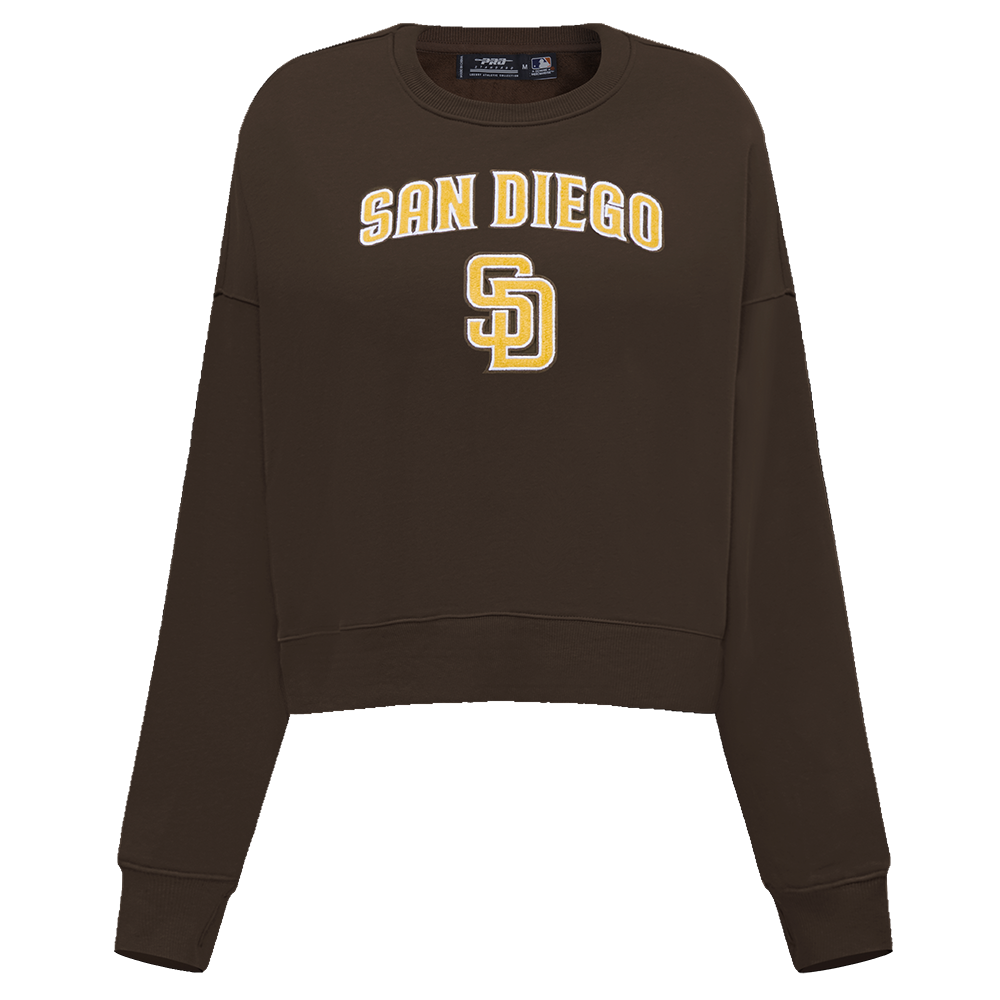SUDADERA DE CUELLO REDONDO MLB SAN DIEGO PADRES CLASSIC ESSENTIALS PARA MUJER