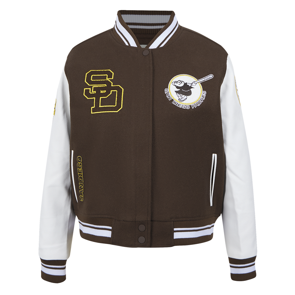 CHAMARRA UNIVERSITARIA MLB SAN DIEGO PADRES RETRO CLASSICS PARA MUJER