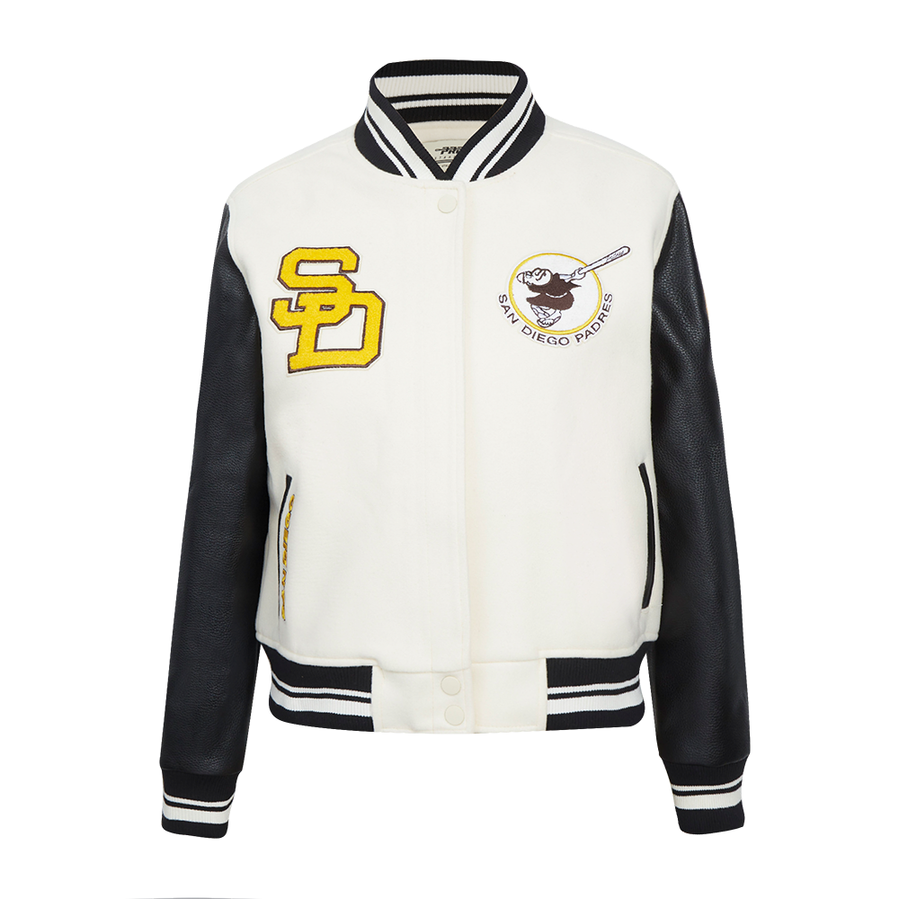 CHAMARRA UNIVERSITARIA MLB SAN DIEGO PADRES RETRO CLASSICS PARA MUJER