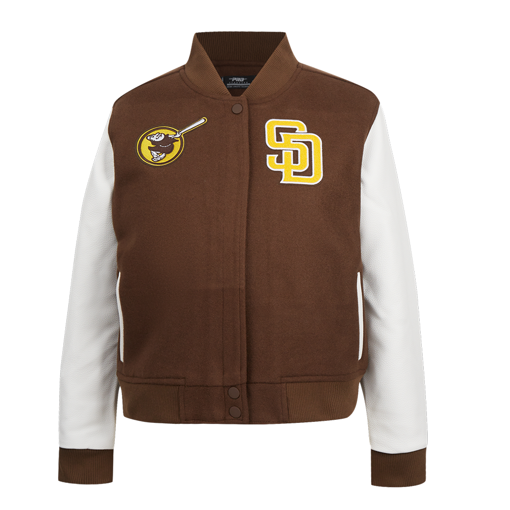 CHAMARRA UNIVERSITARIA MLB SAN DIEGO PADRES CLASSIC CHENILLE PARA MUJER
