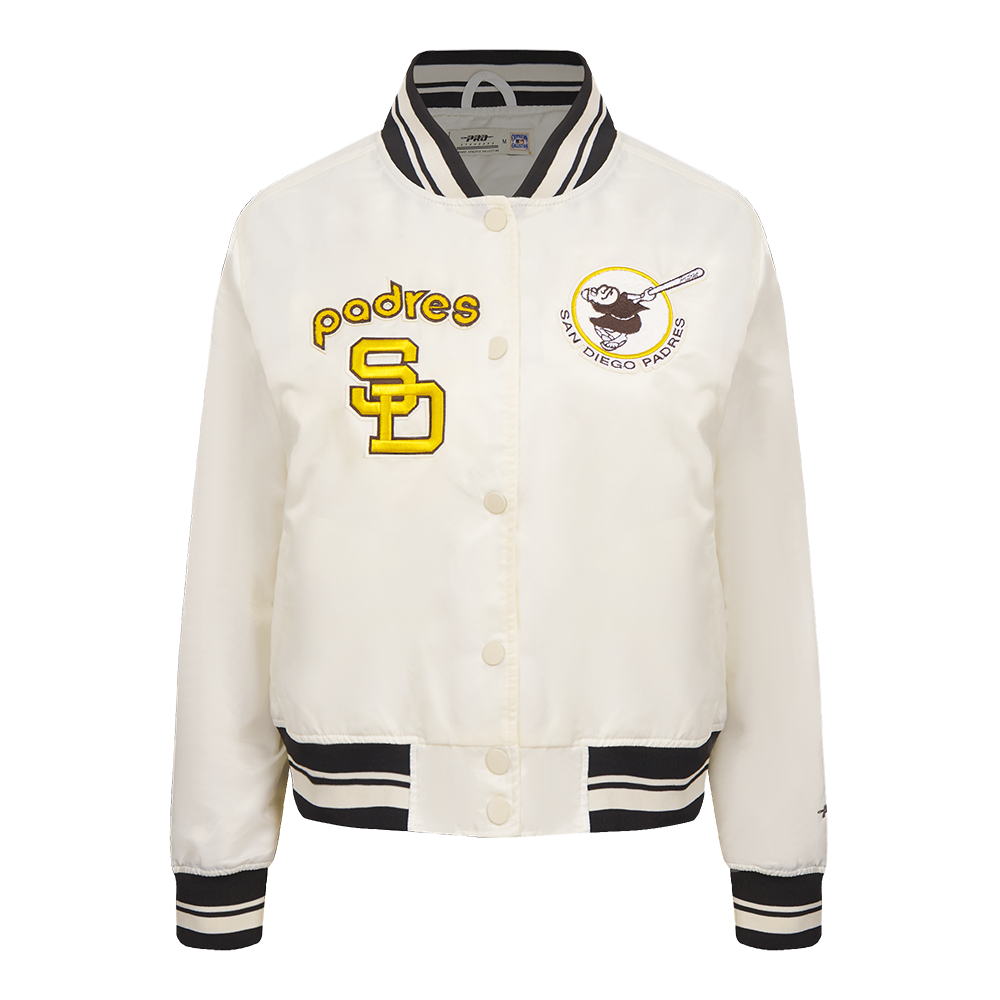 CHAMARRA DE SATÉN MLB SAN DIEGO PADRES RETRO CLASSICS PARA MUJER