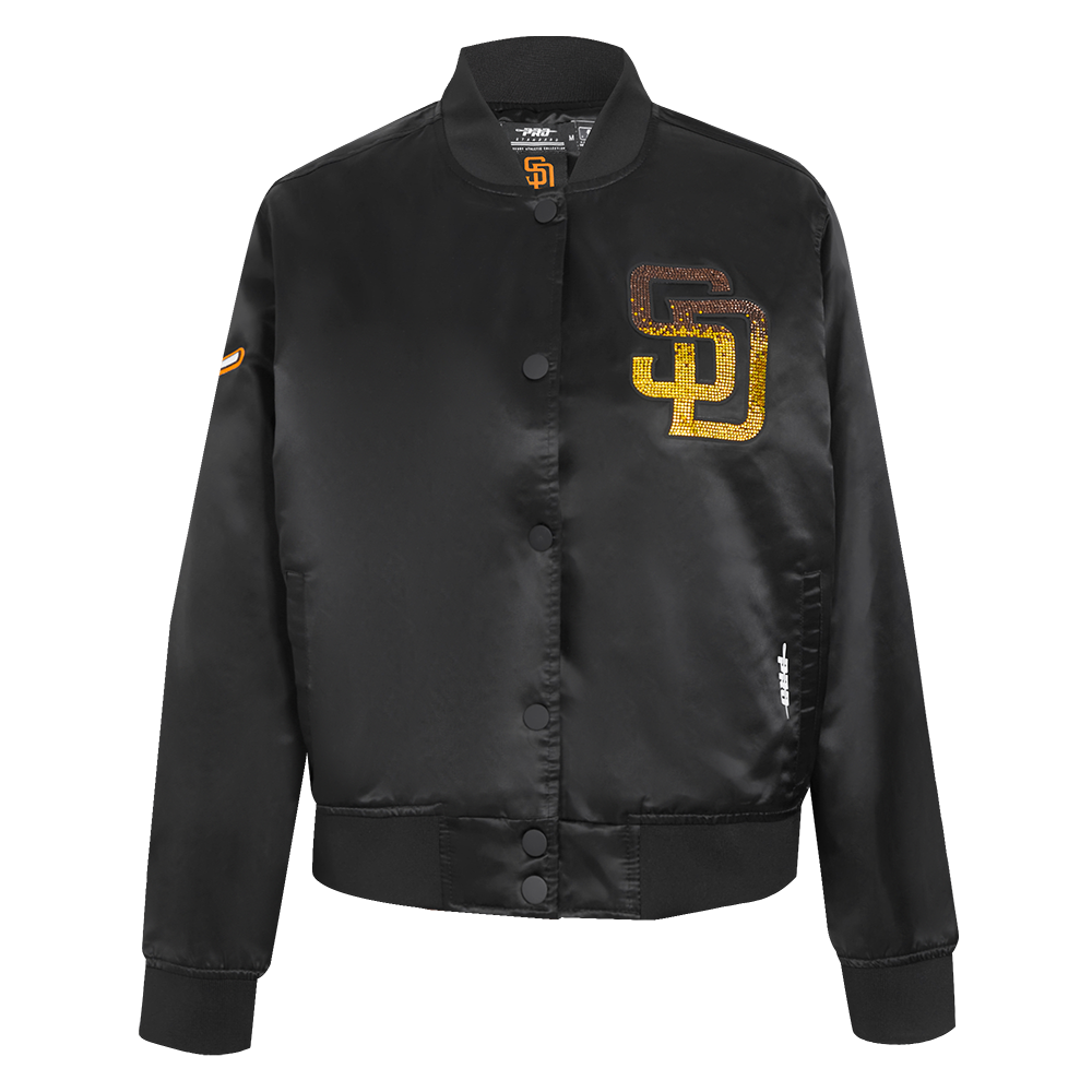 CHAMARRA DE SATÍN MLB SAN DIEGO PADRES JEWELS PARA MUJER