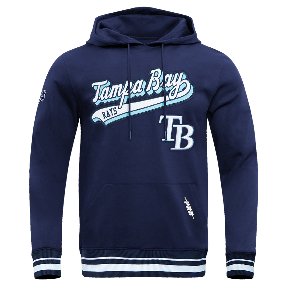 SUDADERA CON GORRO MLB TAMPA BAY RAYS SCRIPT TAIL