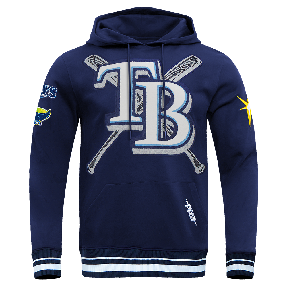 SUDADERA CON GORRO MLB TAMPA BAY RAYS MASH UP