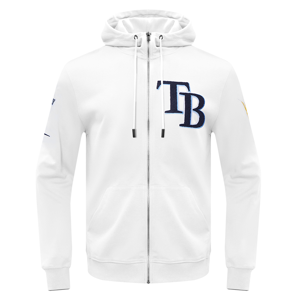 SUDADERA CON CIERRE MLB TAMPA BAY RAYS CLASSIC CHENILLE