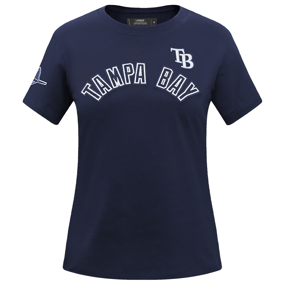 MANGA CORTA MLB TAMPA BAY RAYS CLASSIC ESSENTIALS PARA MUJER
