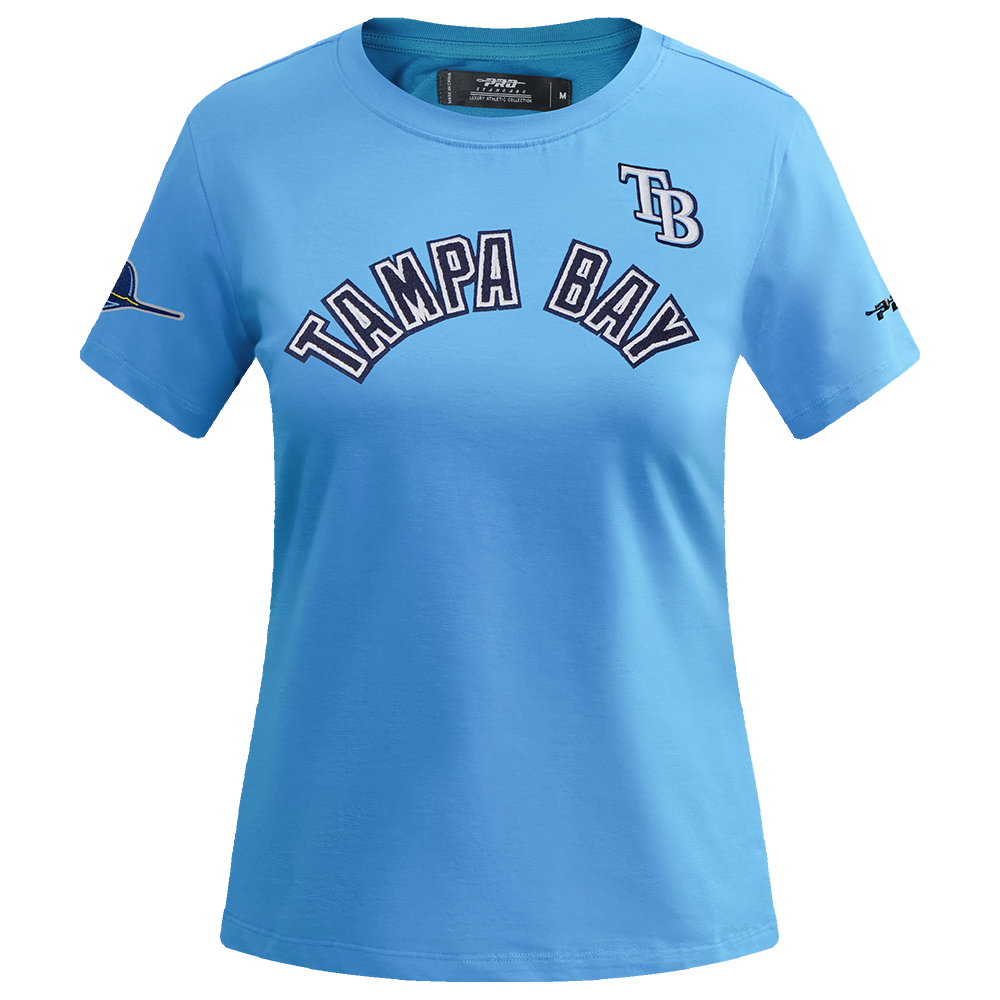 MANGA CORTA MLB TAMPA BAY RAYS CLASSIC ESSENTIALS PARA MUJER
