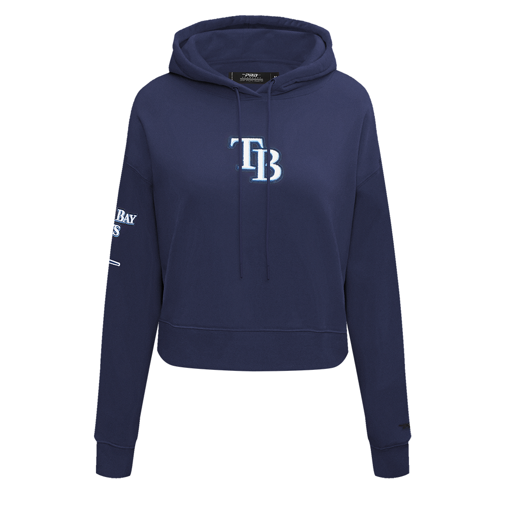 SUDADERA CON GORRO MLB TAMPA BAY RAYS CLASSIC ESSENTIALS PARA MUJER