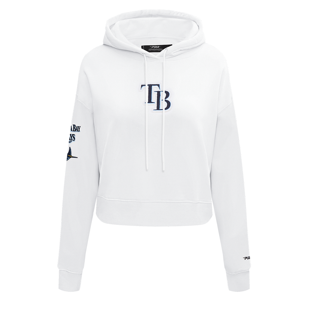 SUDADERA CON GORRO MLB TAMPA BAY RAYS CLASSIC ESSENTIALS PARA MUJER